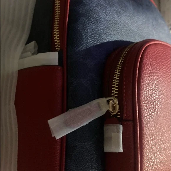 Coach Red and Blue Backpack NWT - Picture 2 of 9